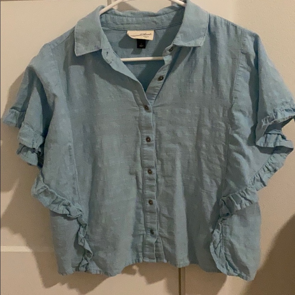 Blue shirt on worn 2 times!!